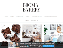 Tablet Screenshot of bromabakery.com